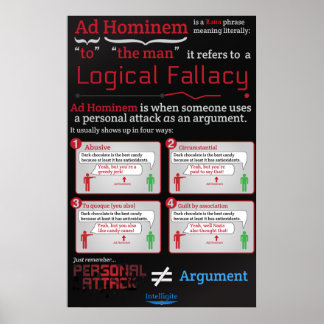 Póster Ad Hominem