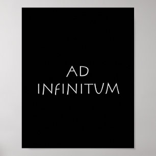 Póster Ad infinitum