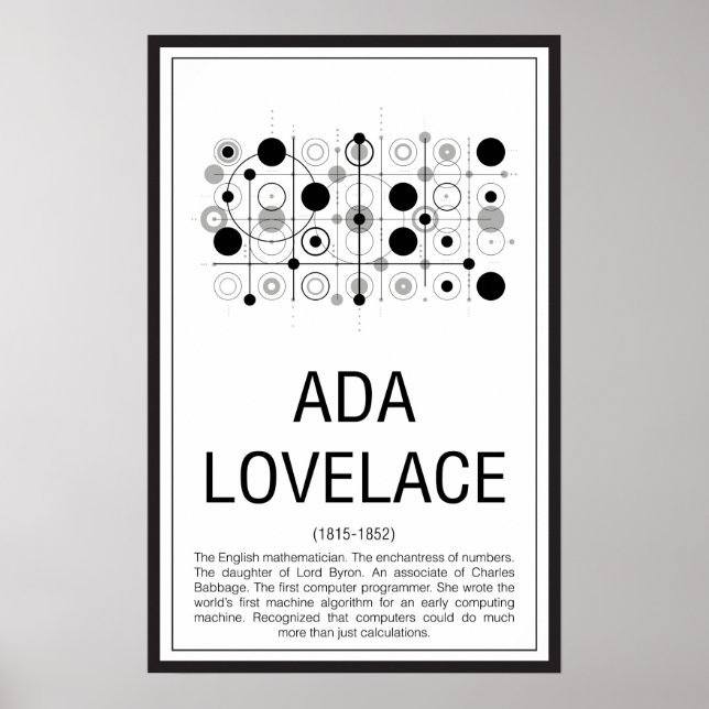 Póster Ada Lovelace (Frente)