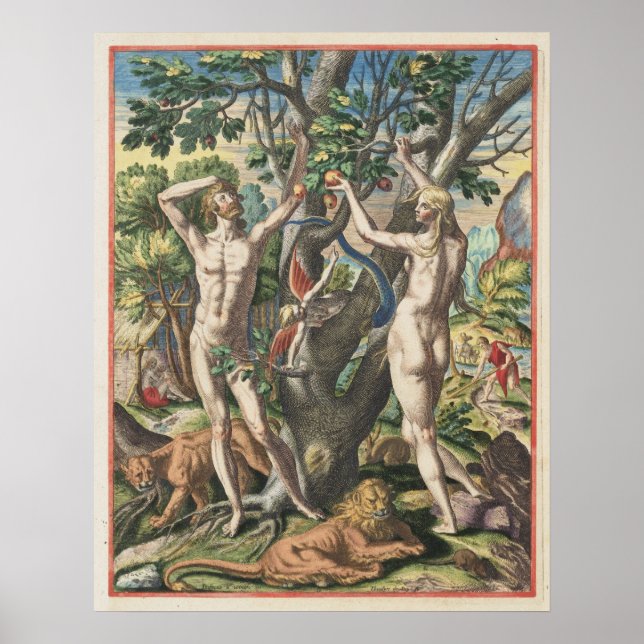 Póster Adam and Eve (Frente)