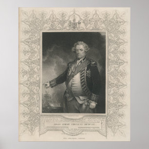 Póster Adam Duncan, el primer Viscount Duncan de Camperdo