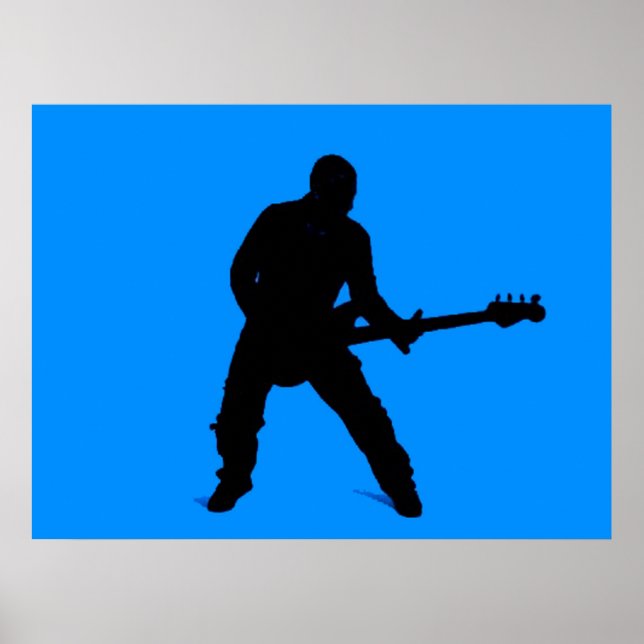 Póster Adam en la guitarra del bajo (Frente)