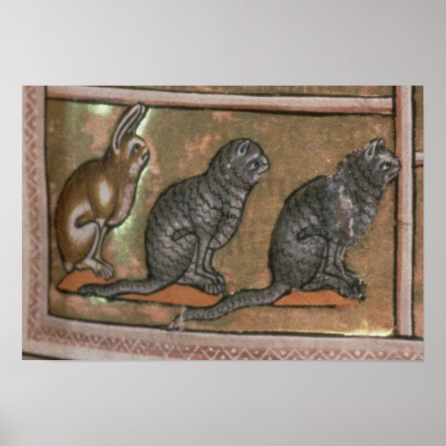 Póster Adam naming the animals, of North Midlands (Frente)