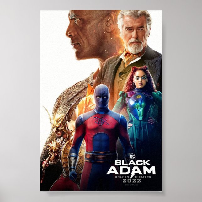 Póster Adam negro (Frente)