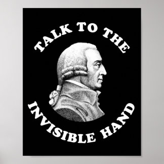 Póster Adam Smith - Habla Con La Mano Invisible - Gracios