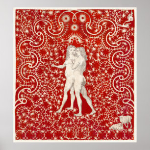 Póster Adam y Eve