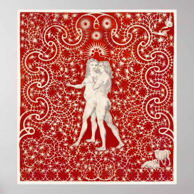 Póster Adam y Eve (Frente)