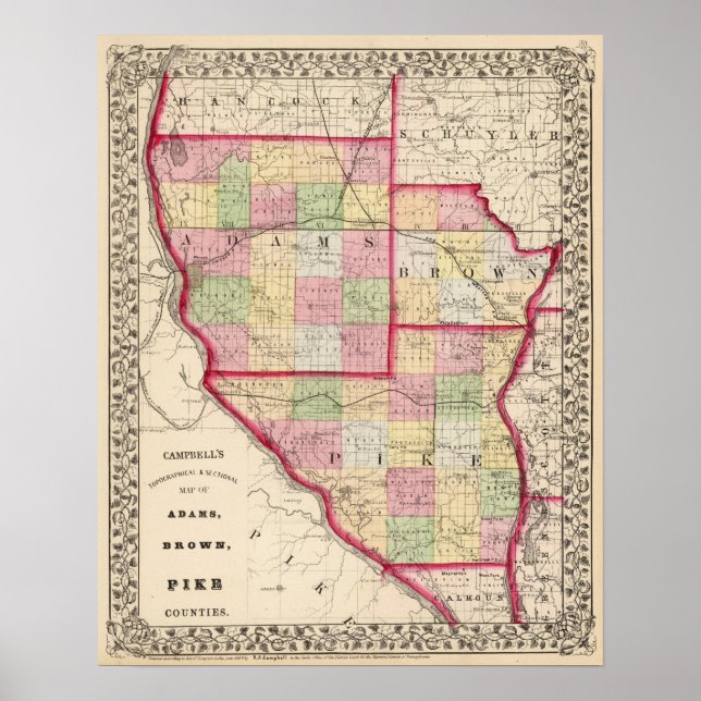 Póster Adams, Brown, Pike (Frente)