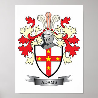 Póster Adams Escudo de Armas