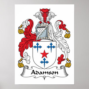 Póster Adamson Family Crest