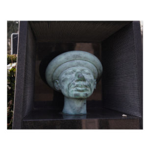 Póster Adán - Escultura en la tumba de Rudolf Hausner