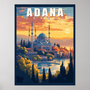 Póster Adana - Impresionantes fotos de la vibrante ciudad