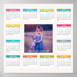 Póster Add Your Own Custom Photo 2023 Calendar | Poster