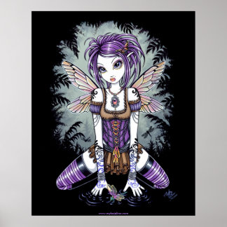 Póster "Addison" Misty Dragonfly Fairy Fairy Poster