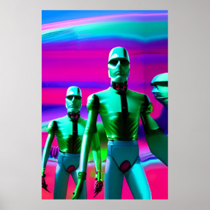 Póster Adelantándose al surrealismo pop del futuro Ken Ga