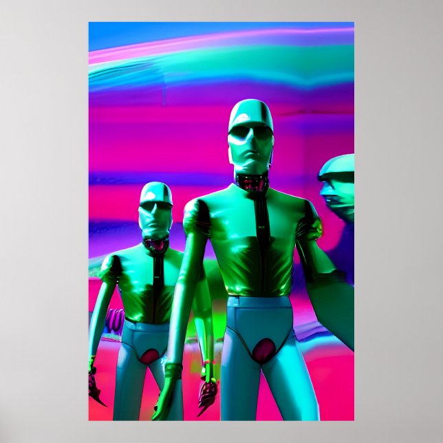 Póster Adelantándose al surrealismo pop del futuro Ken Ga (Frente)