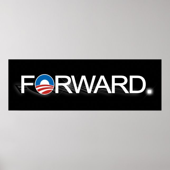 Póster Adelante por Obama 2012 (Frente)