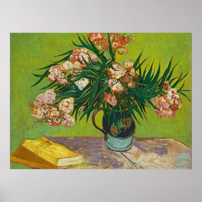 Póster Adelfas, Vincent van Gogh (Frente)