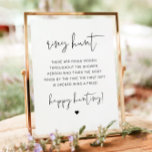 Póster ADELLA Caza de anillo moderna Juego de ducha de no<br><div class="desc">Este boho anillo de ducha de novias de caza plantilla de juego de anillo caza caza de novias símbolo de juego cuenta con un tipografía manuscrita y un diseño moderno y minimalista. Utilice esta plantilla para editar las fuentes, el color de fuente y el color de fondo para que coincidan...</div>