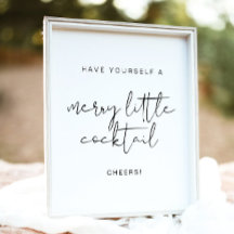 ADELLA Edgy Modern Merry Little Cocktail Navidades