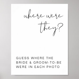 Póster ADELLA Minimalista Dónde Estaban Los Rótulos