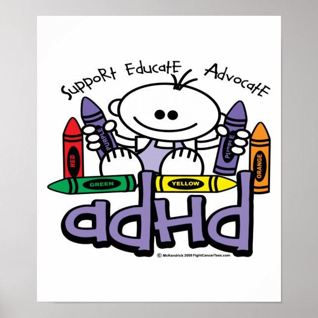 PÓSTER ADHD CRAYONS (Frente)