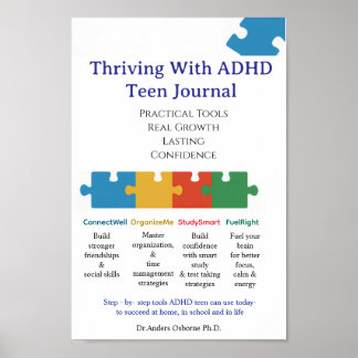 PÓSTER ADHD FRONT COVER  TEEN JOURNAL