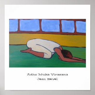 Póster Adho Muka Virasana
