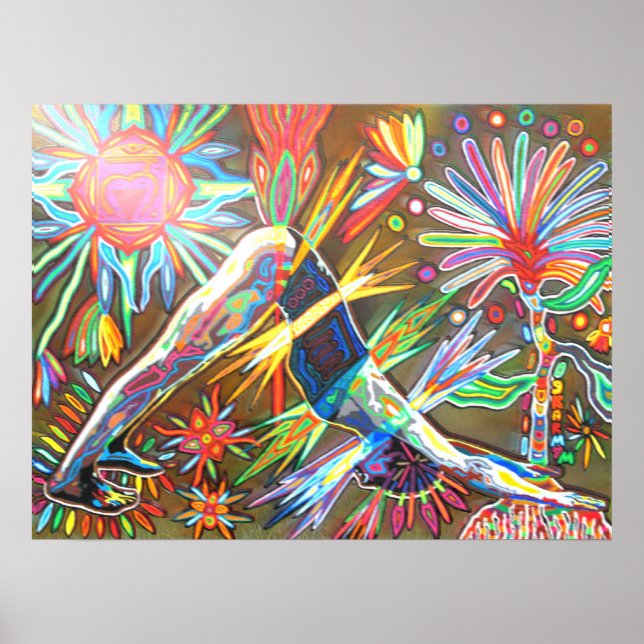 Póster adho mukha svanasana 2010 digital (Frente)