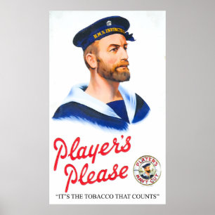 Póster Adición de cosecha de cigarrillos para Poster