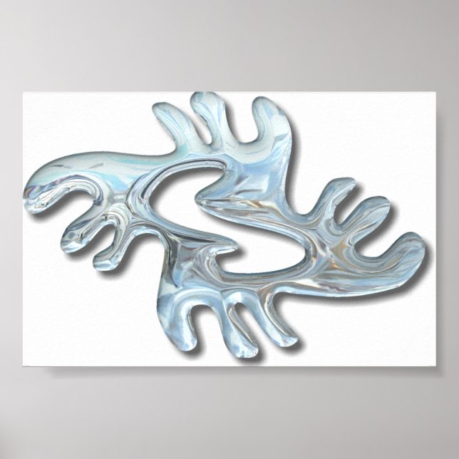 Póster Adinkra-peace-glass (Frente)