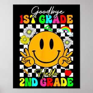 Póster Adiós 1er Grado Hola 2do Grado