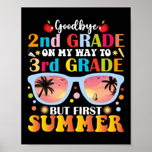 Póster Adiós a segundo grado Hola a tercer grado pero pri