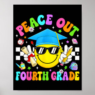 Póster Adiós Graduación de Cuarto Grado Último Día de
