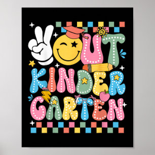 Póster Adiós jardín de infancia Hippie Sonrisa Cara Últim