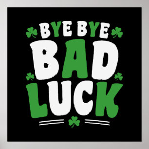 Póster Adiós mala suerte