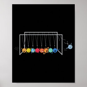 Póster Adiós Plutón Camiseta Divertida Planetas Del Siste