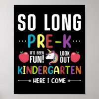 Adiós Pre-K Jardín de Infantes Aquí Voy Pre-k