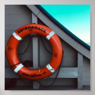 Póster adirondack ferry lifesaver