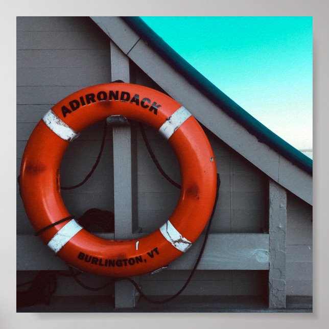 Póster adirondack ferry lifesaver (Frente)