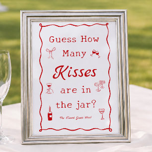 Póster Adivina Cuántos Besos En La Boda de That's Amore