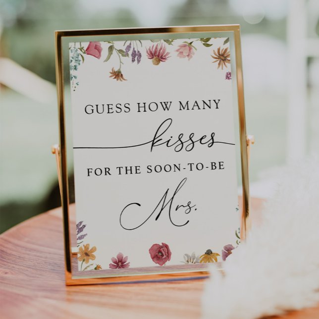 Póster Adivina cuántos besos para la futura Sra.  (Subido por el creador)