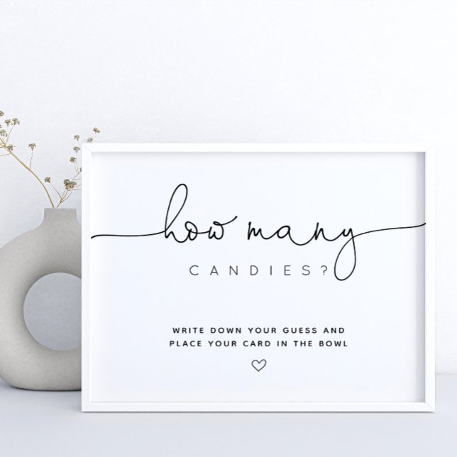 Póster Adivina de negro cuántos guiones de caramelos Baby (Subido por el creador)