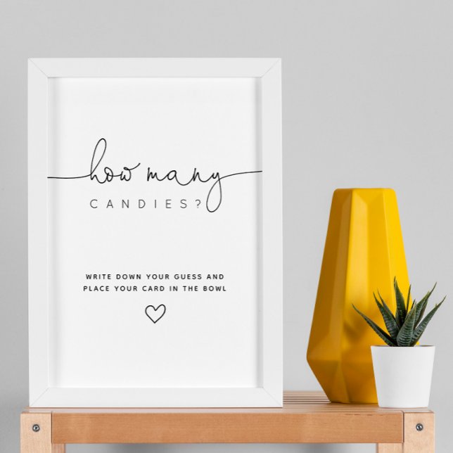 Póster Adivina de negro cuántos guiones de caramelos Baby (Subido por el creador)