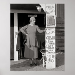 Póster Adivina del Porvenir, 1938. Foto Antigua