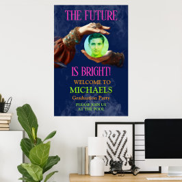 Póster Adivina El Futuro Es Brillante  Graduación