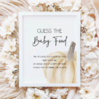 Adivina el Poster del juego Baby Food Shower