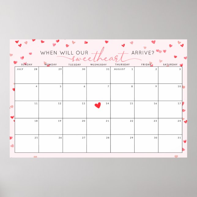 Póster Adivina la fecha de vencimiento de la pequeña novi (Frente)