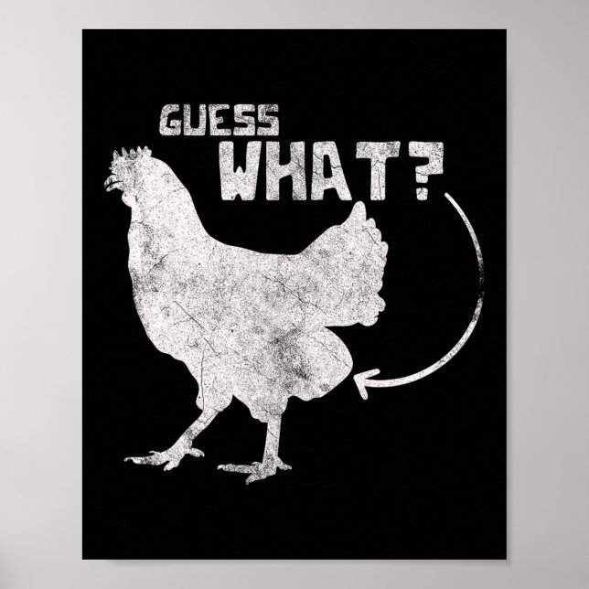 Póster Adivina Qué Pollo  (Frente)
