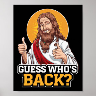 Póster Adivina quién es Jesús Santo Viernes Pascua Gracio